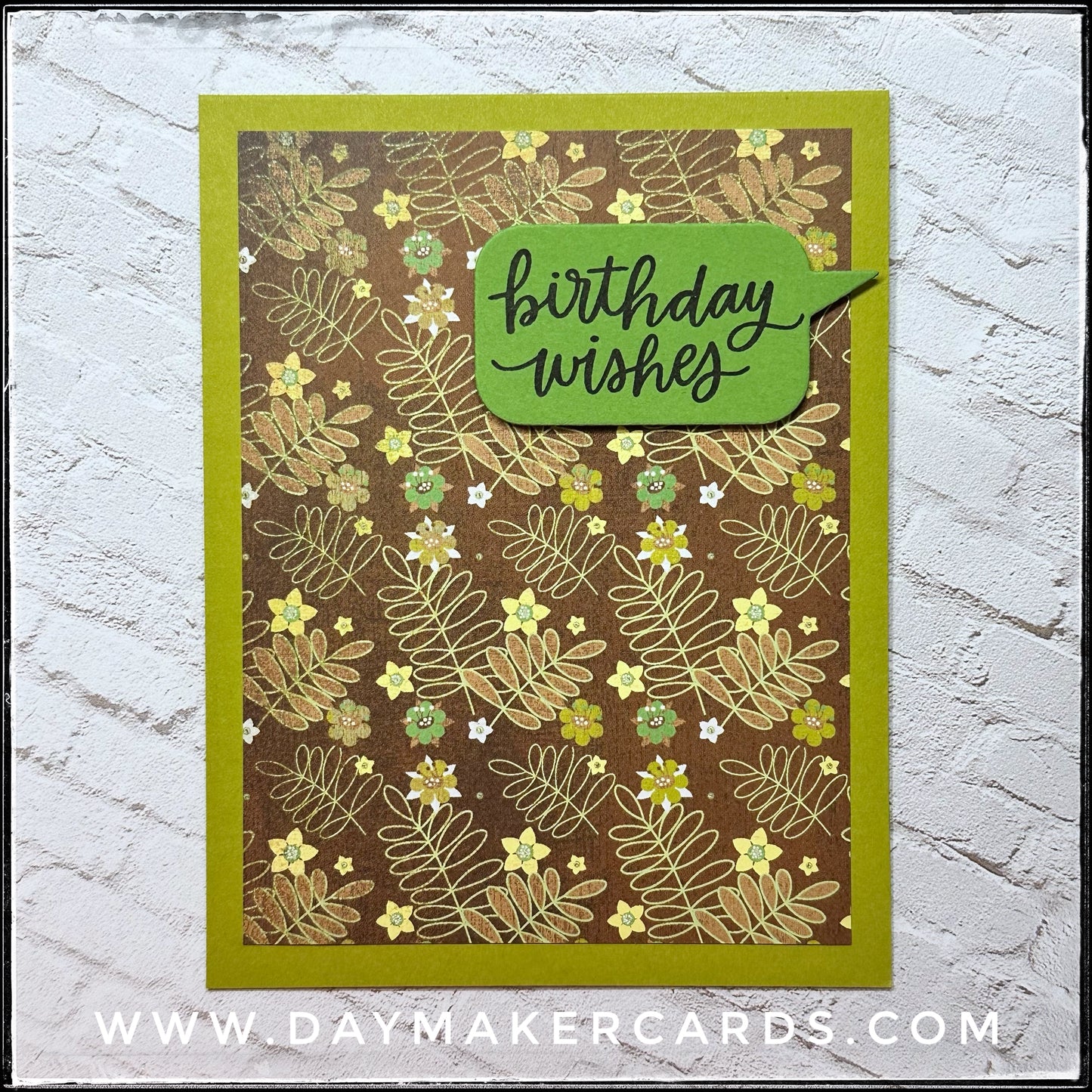 Birthday Wishes Handmade Card