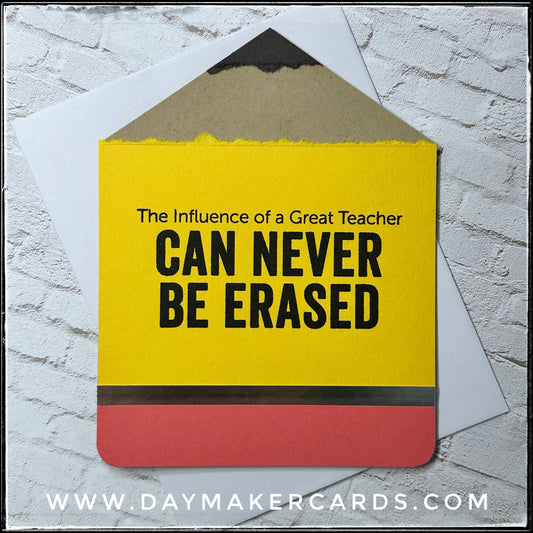 Never Be Erased Handmade Card
