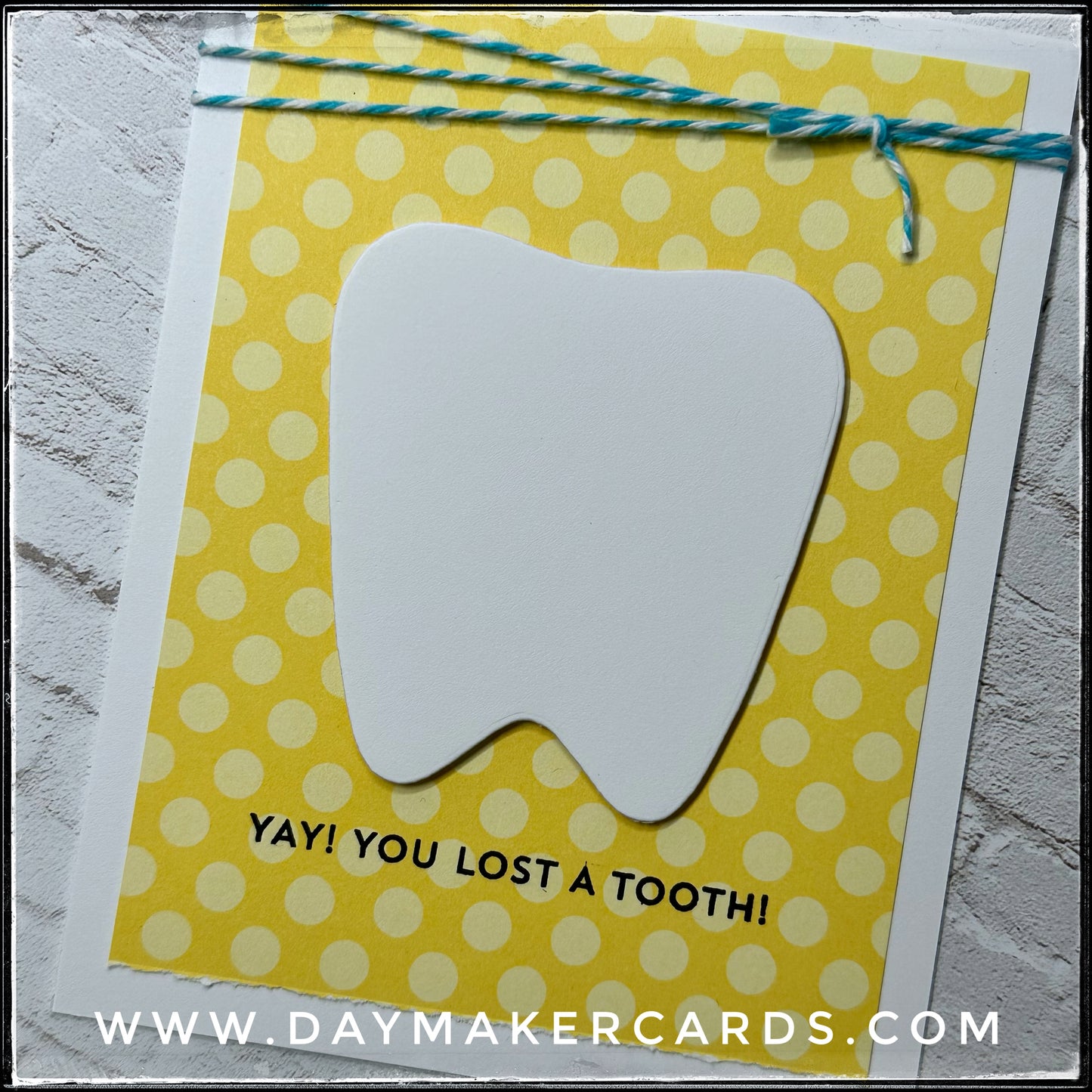 Lost A Tooth Handmade Card