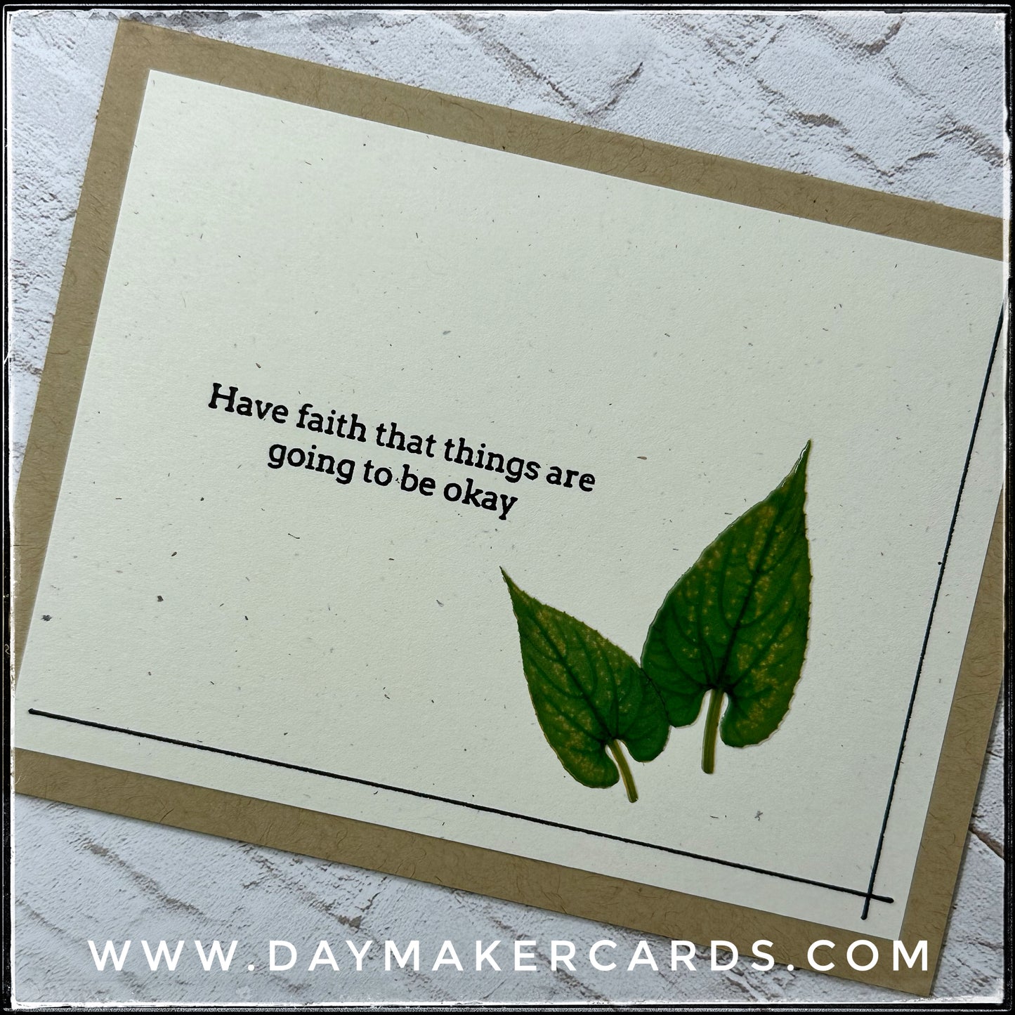 Have Faith Handmade Card