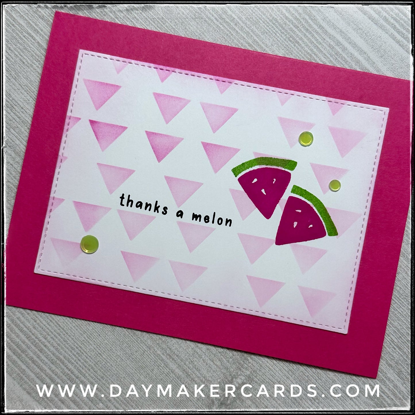 Thanks A Melon Handmade Card