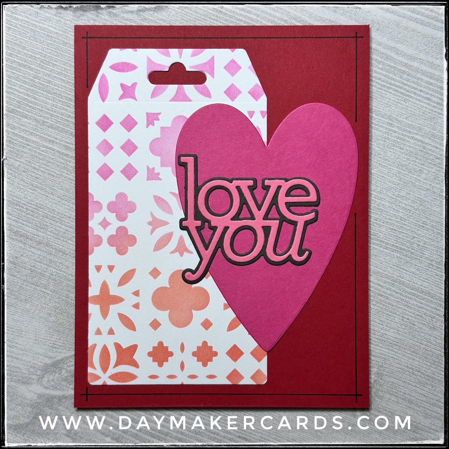 Love You Handmade Card