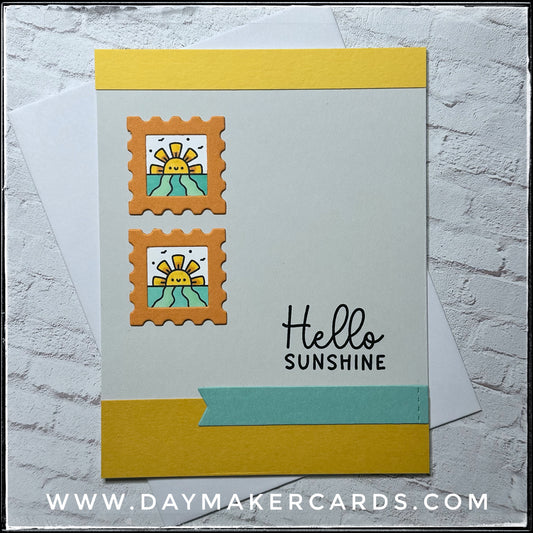 Hello Sunshine Handmade Card