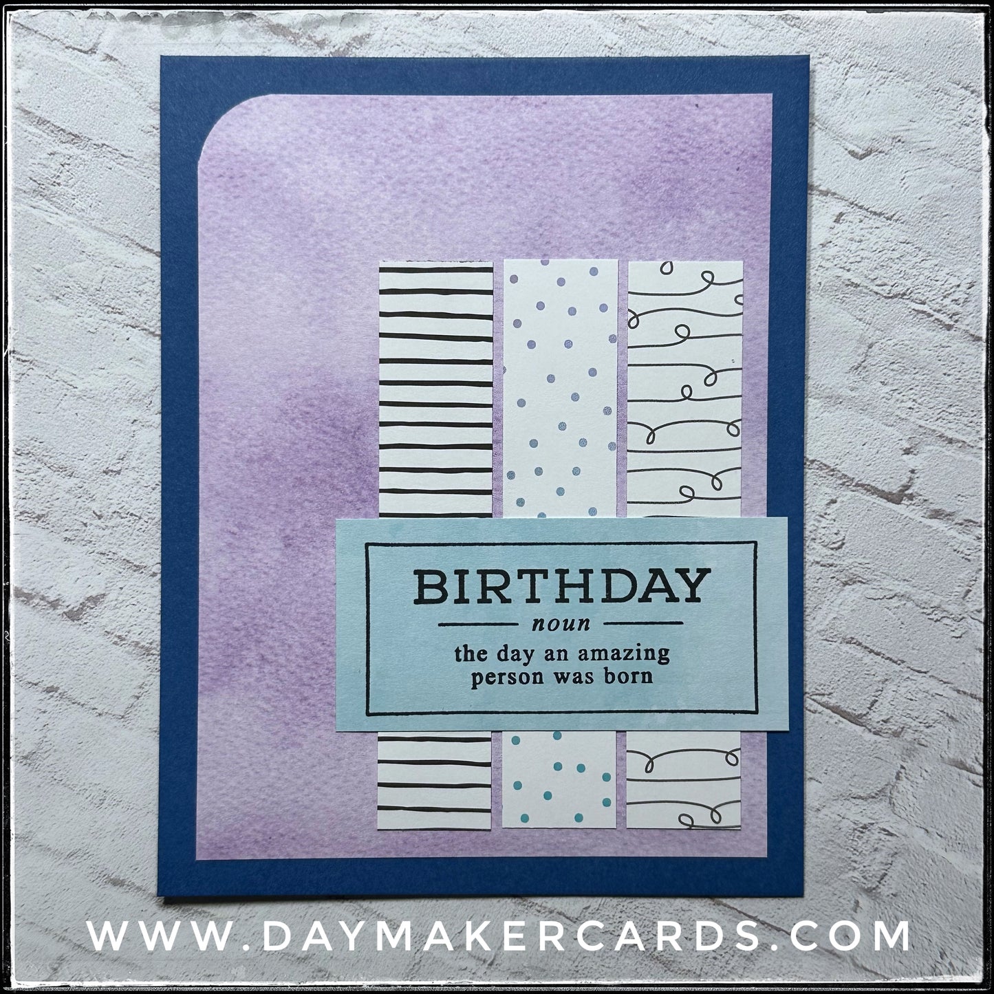 Birthday [noun] Handmade Card