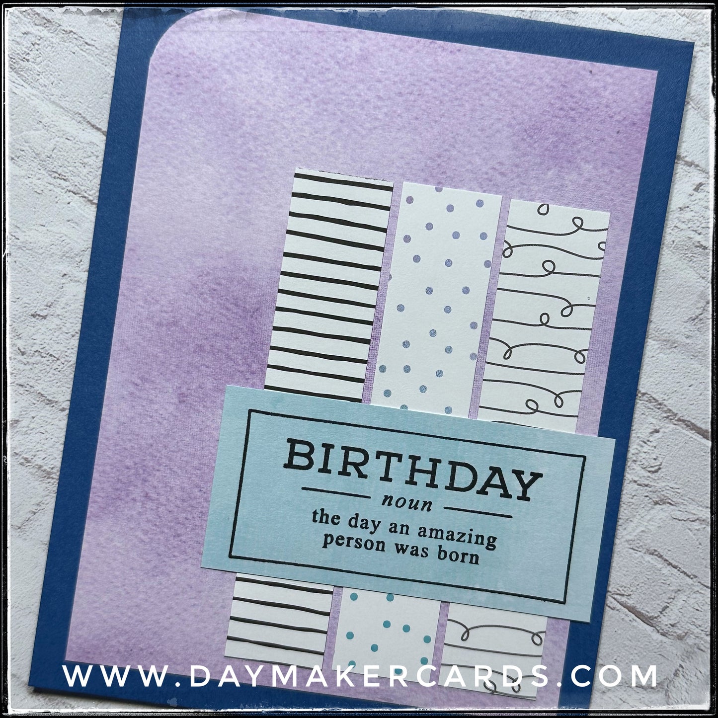 Birthday [noun] Handmade Card