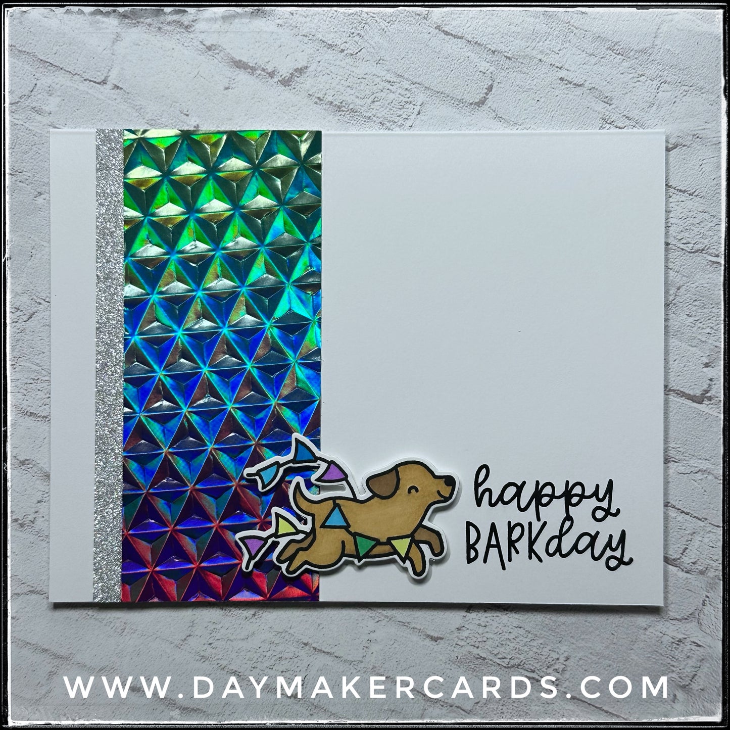 Happy Barkday Handmade Card