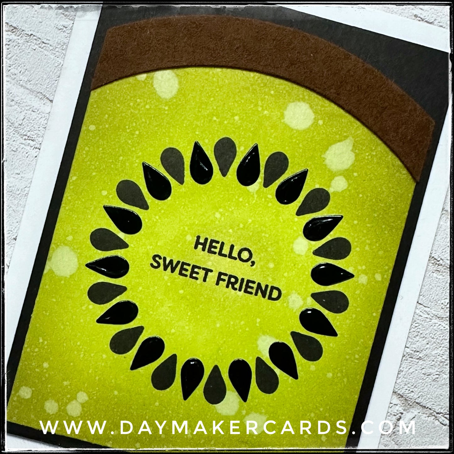 Hello Sweet Friend Handmade Card