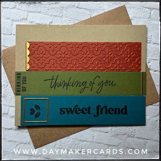 Thinking Of You Sweet Friend Handmade Card