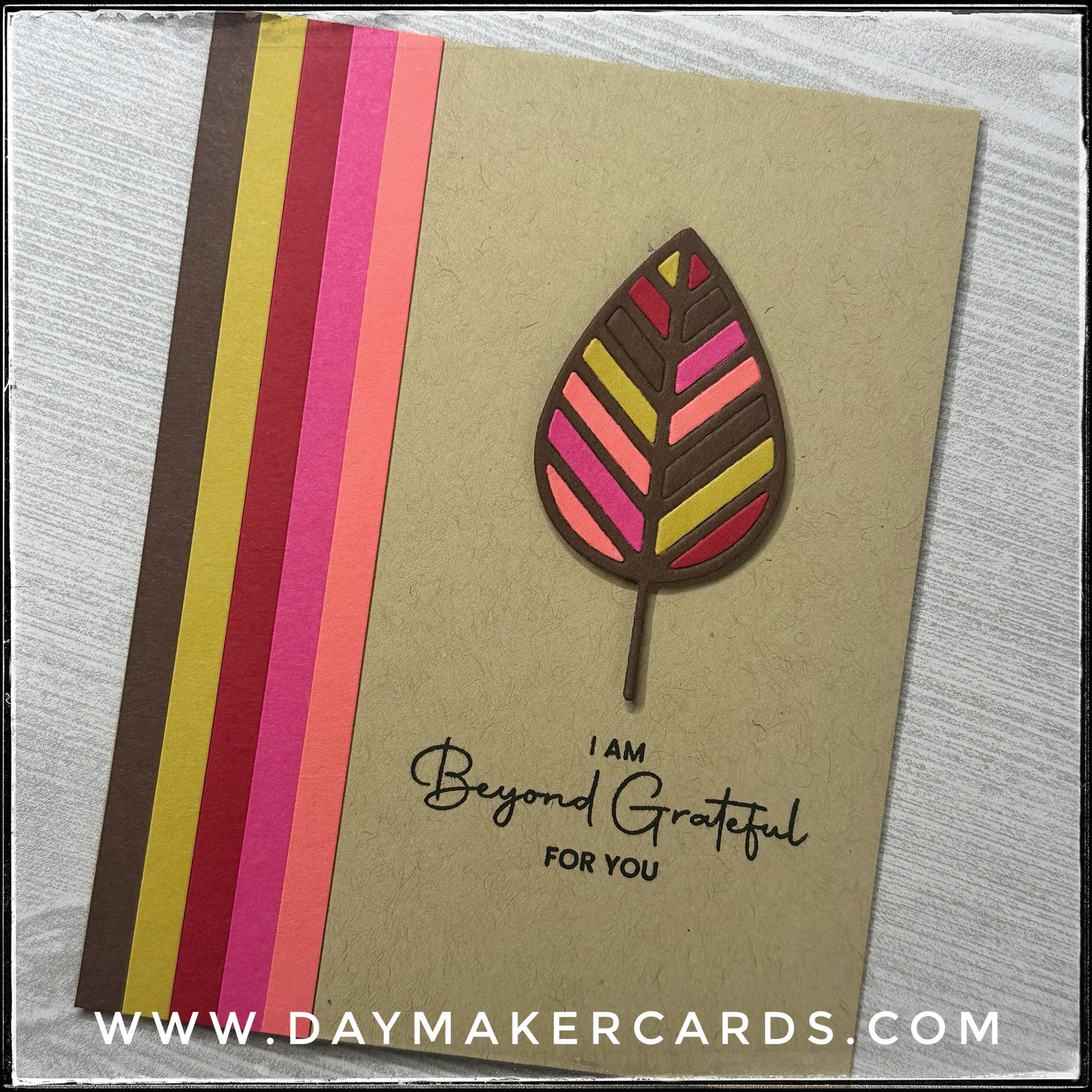 Beyond Grateful Handmade Card