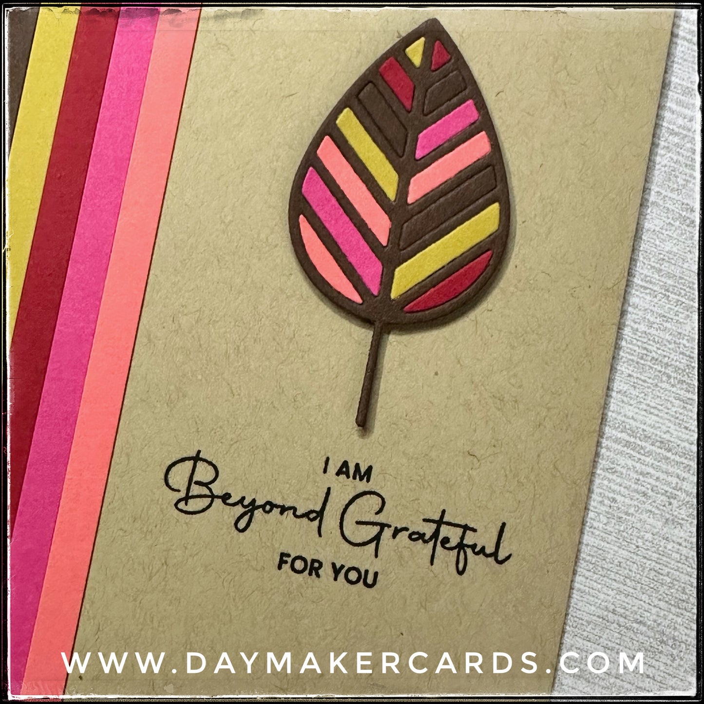 Beyond Grateful Handmade Card