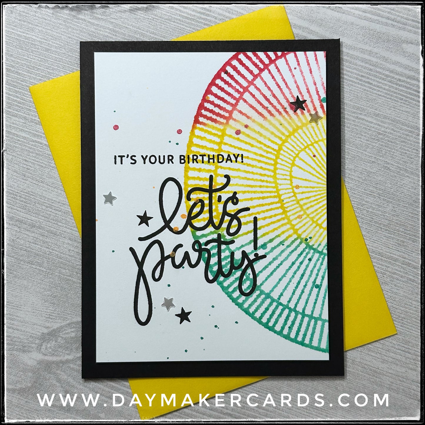 Let's Party Handmade Card