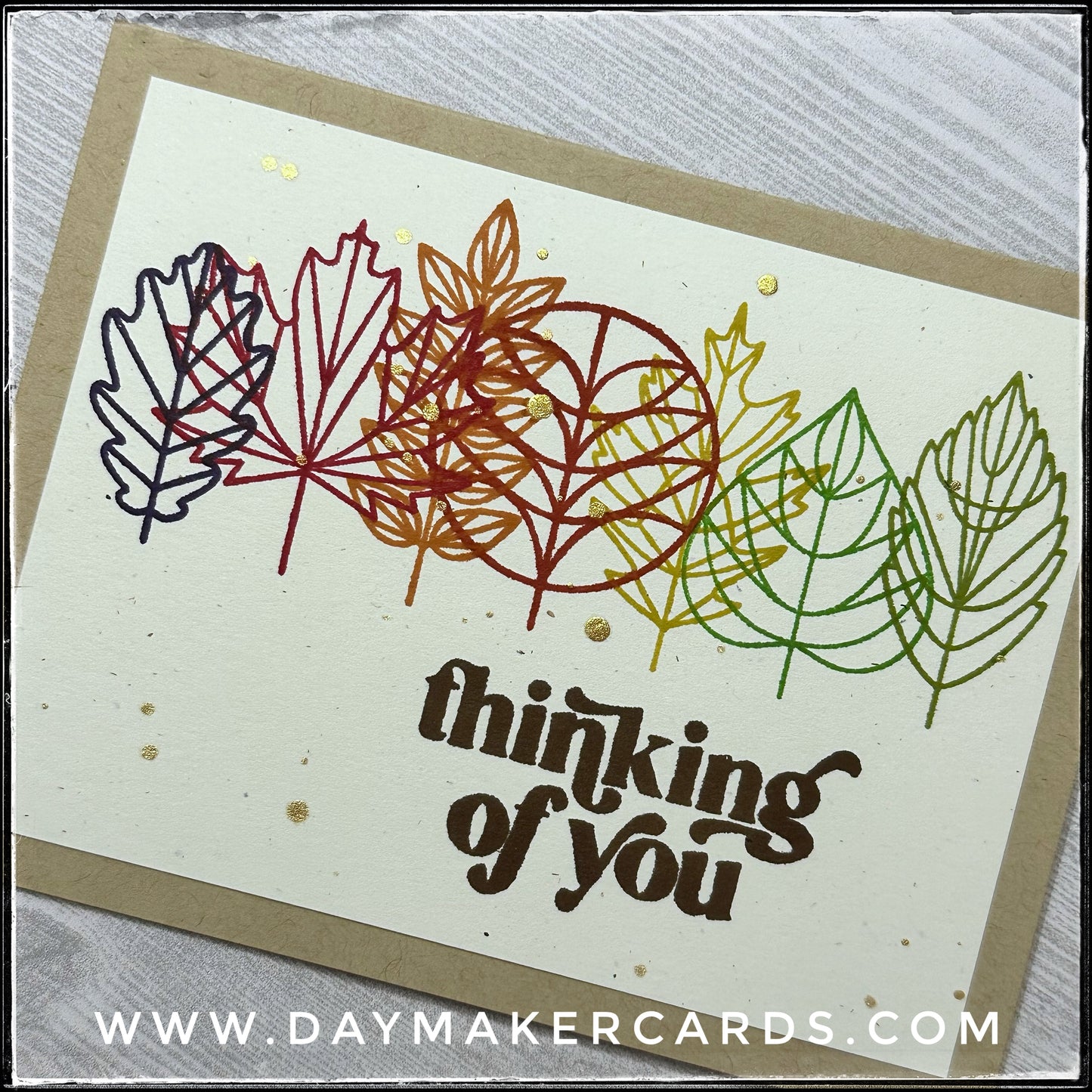 Thinking Of You Handmade Card