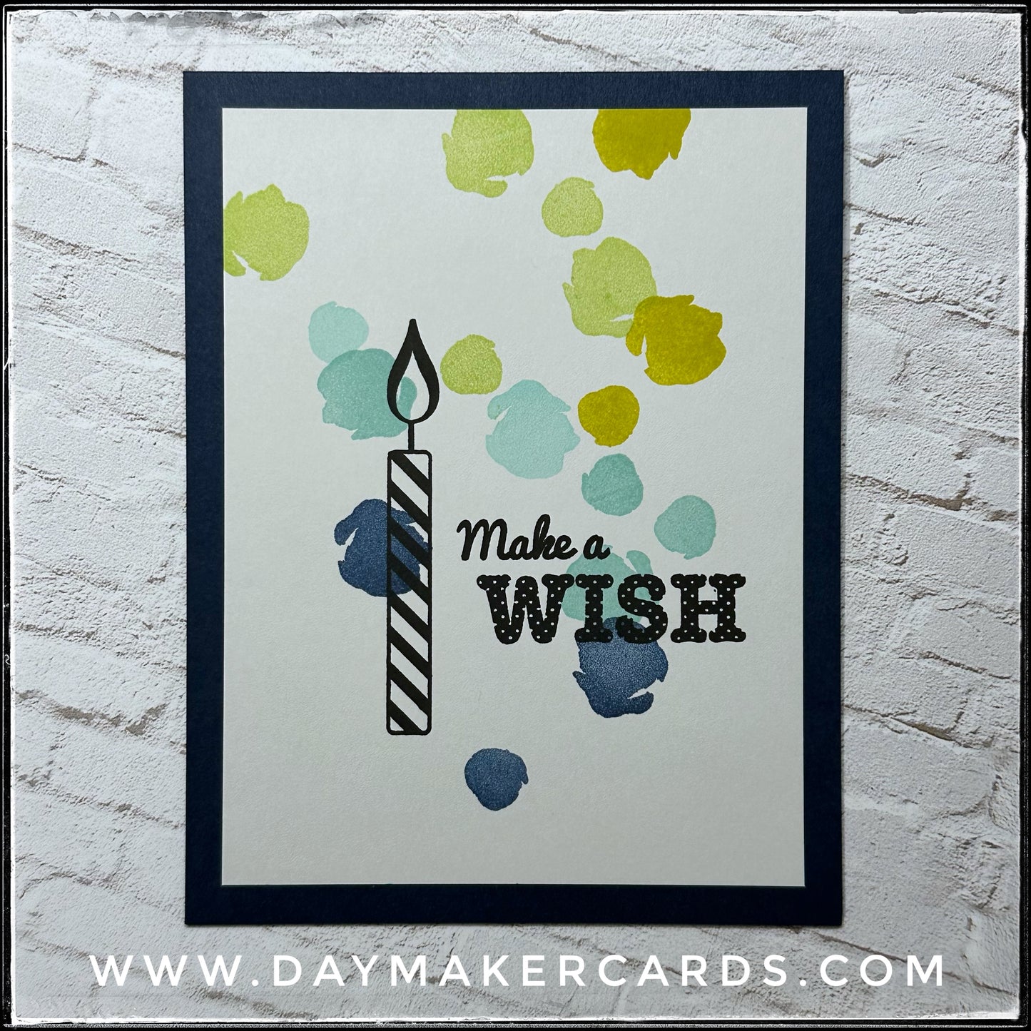 Make A Wish Handmade Card