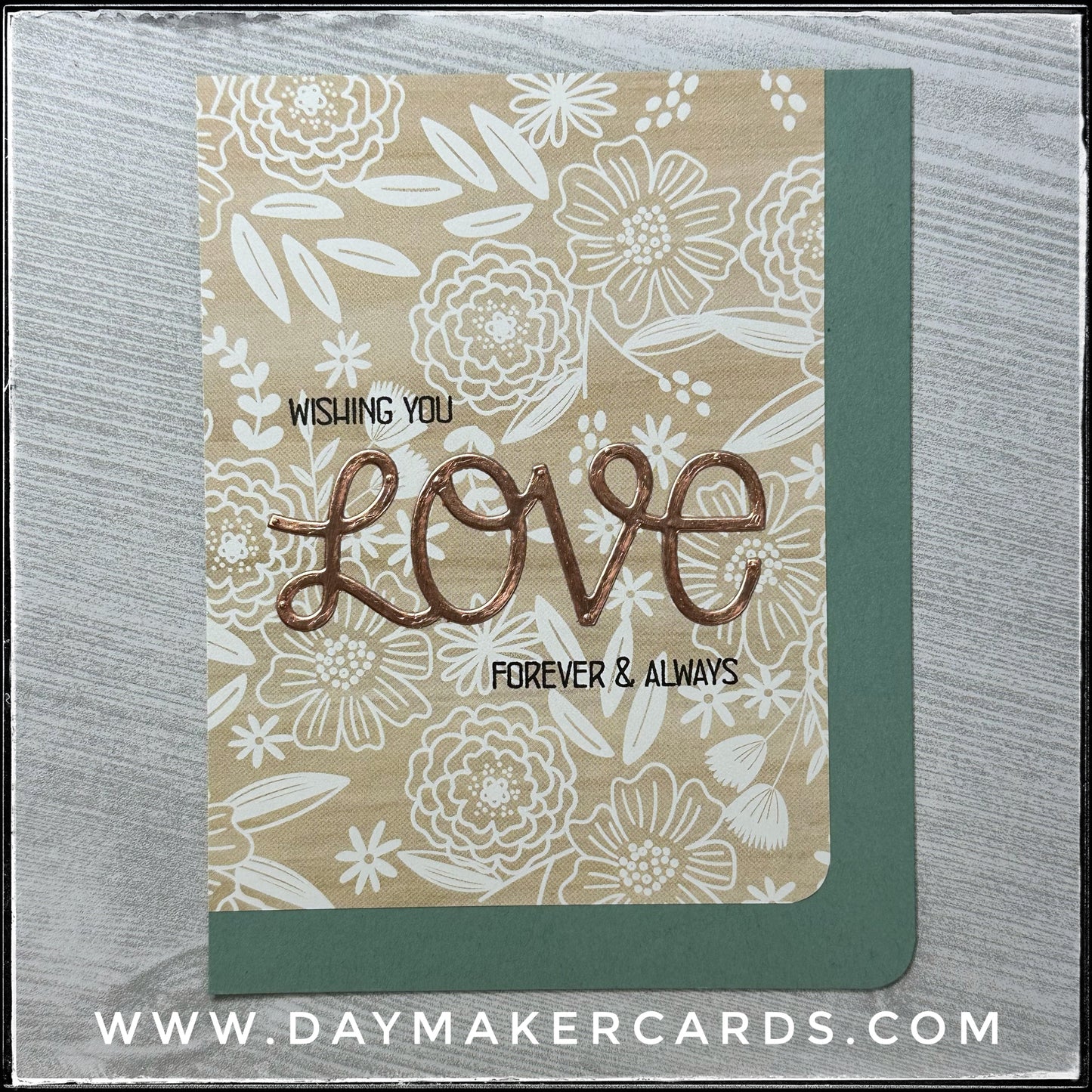 Wishing You Love Handmade Card