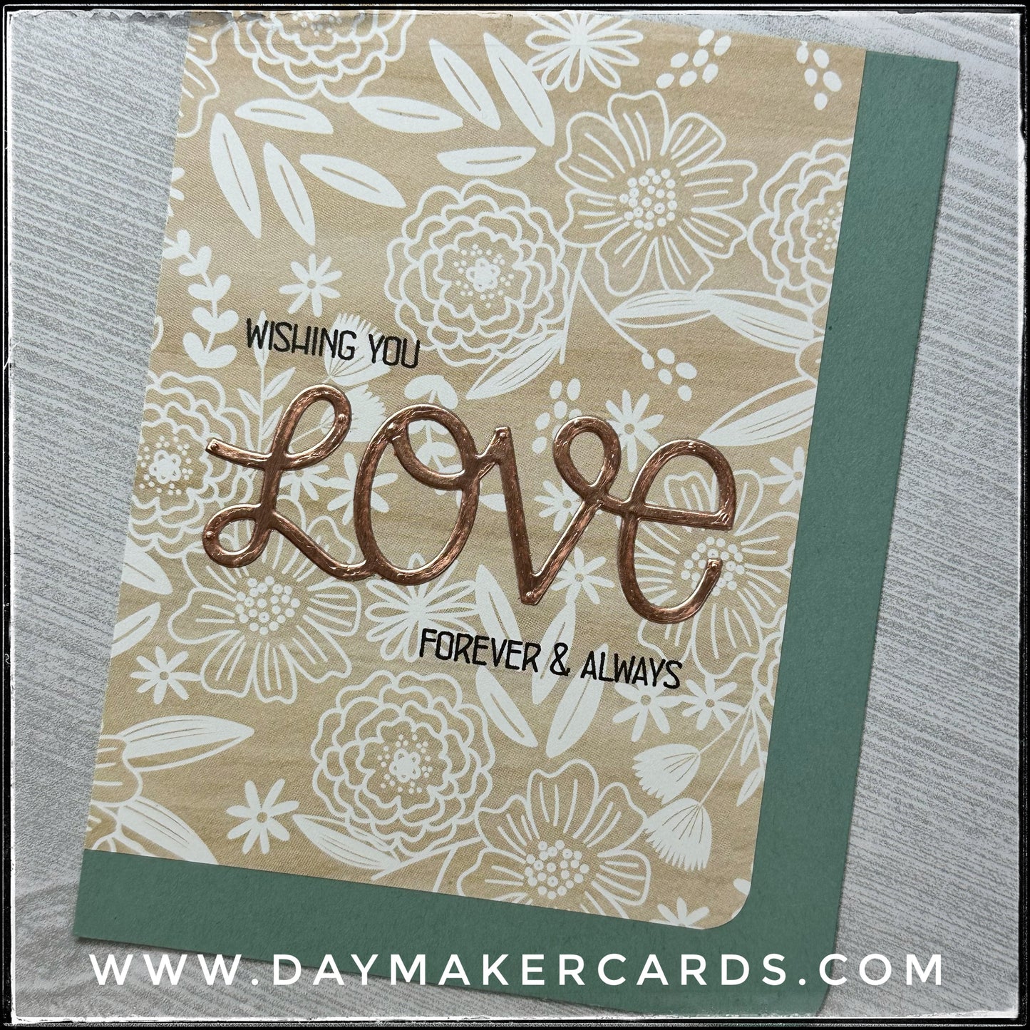 Wishing You Love Handmade Card