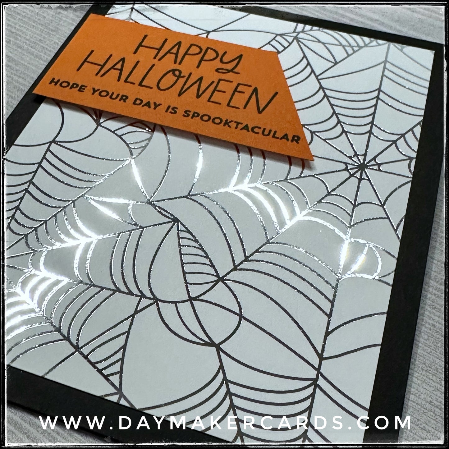 Happy Halloween Foil Handmade Card