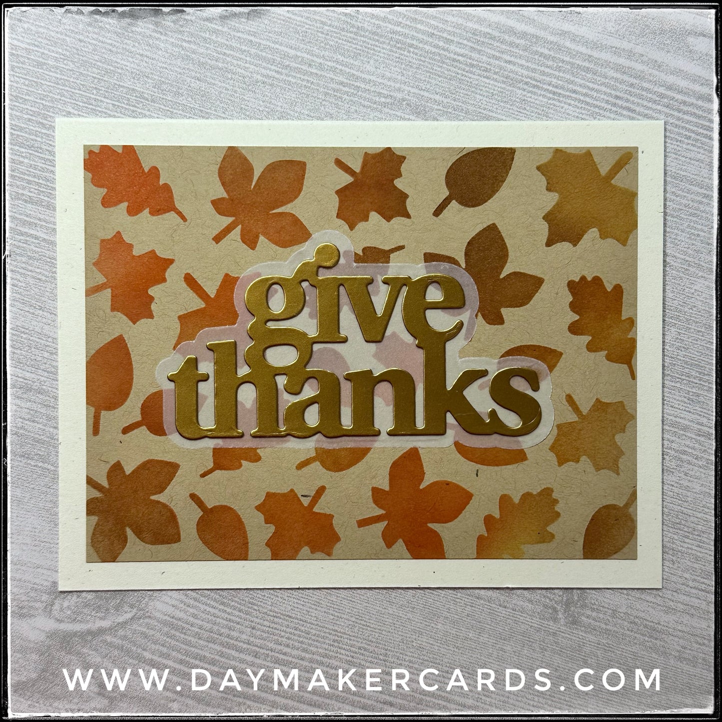 Give Thanks Handmade Card