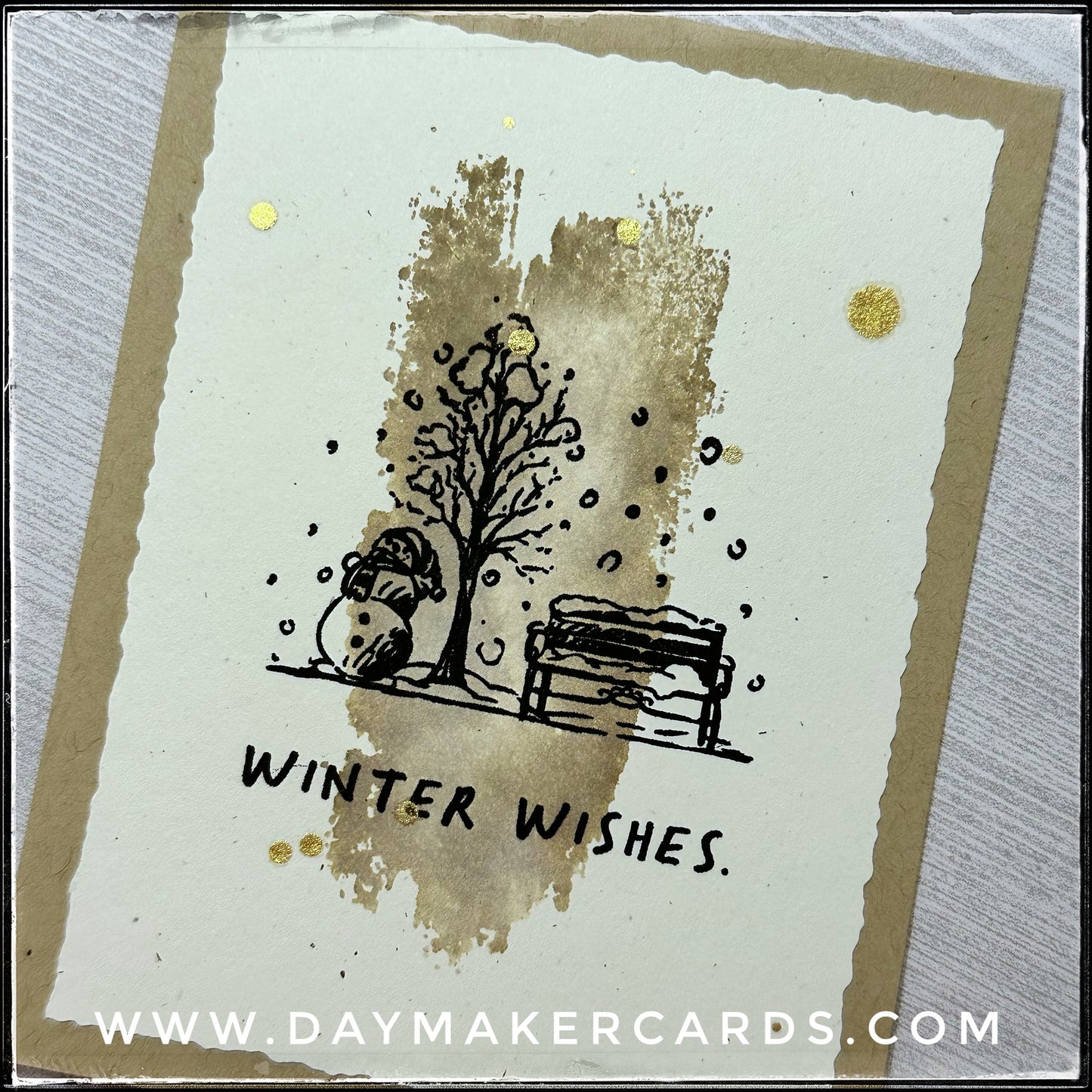 Winter Holiday Neutral Set Handmade Cards