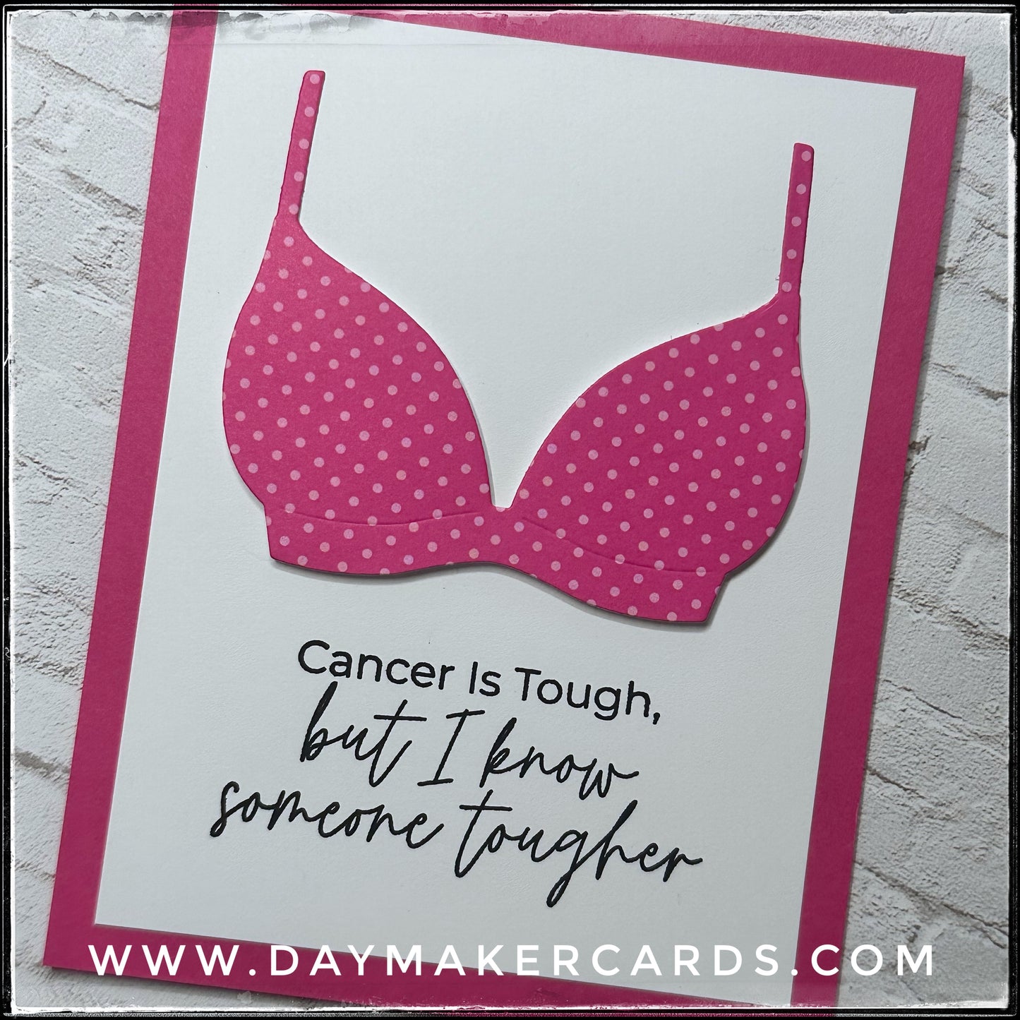 Cancer Is Tough Handmade Card