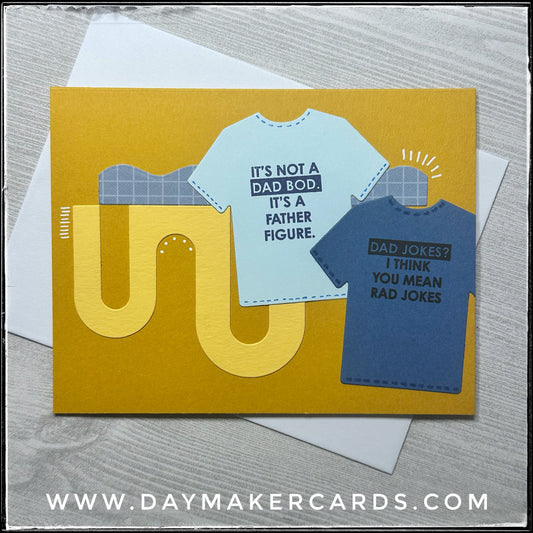 Dad Bod Handmade Card
