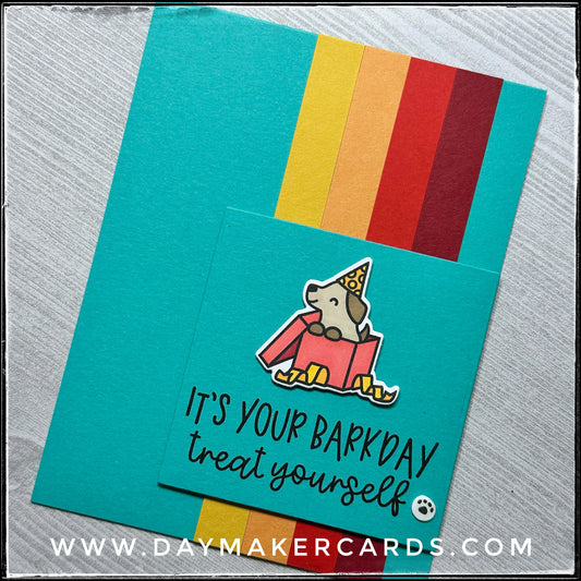 Happy Barkday Handmade Card