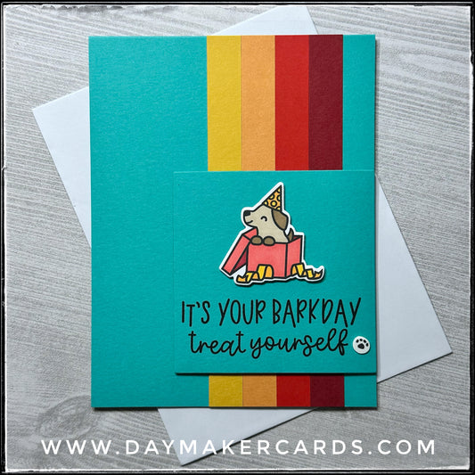 Happy Barkday Handmade Card