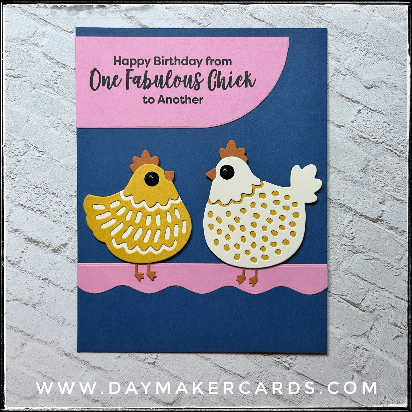 One Fabulous Chick Handmade Card