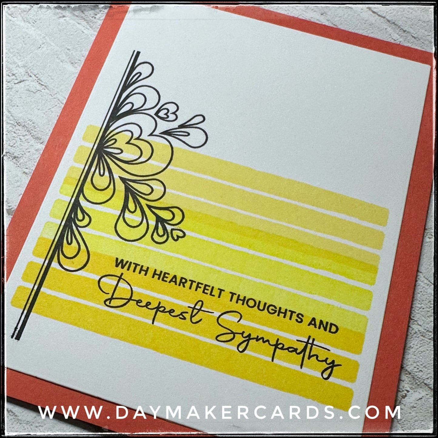 Deepest Sympathy Handmade Card
