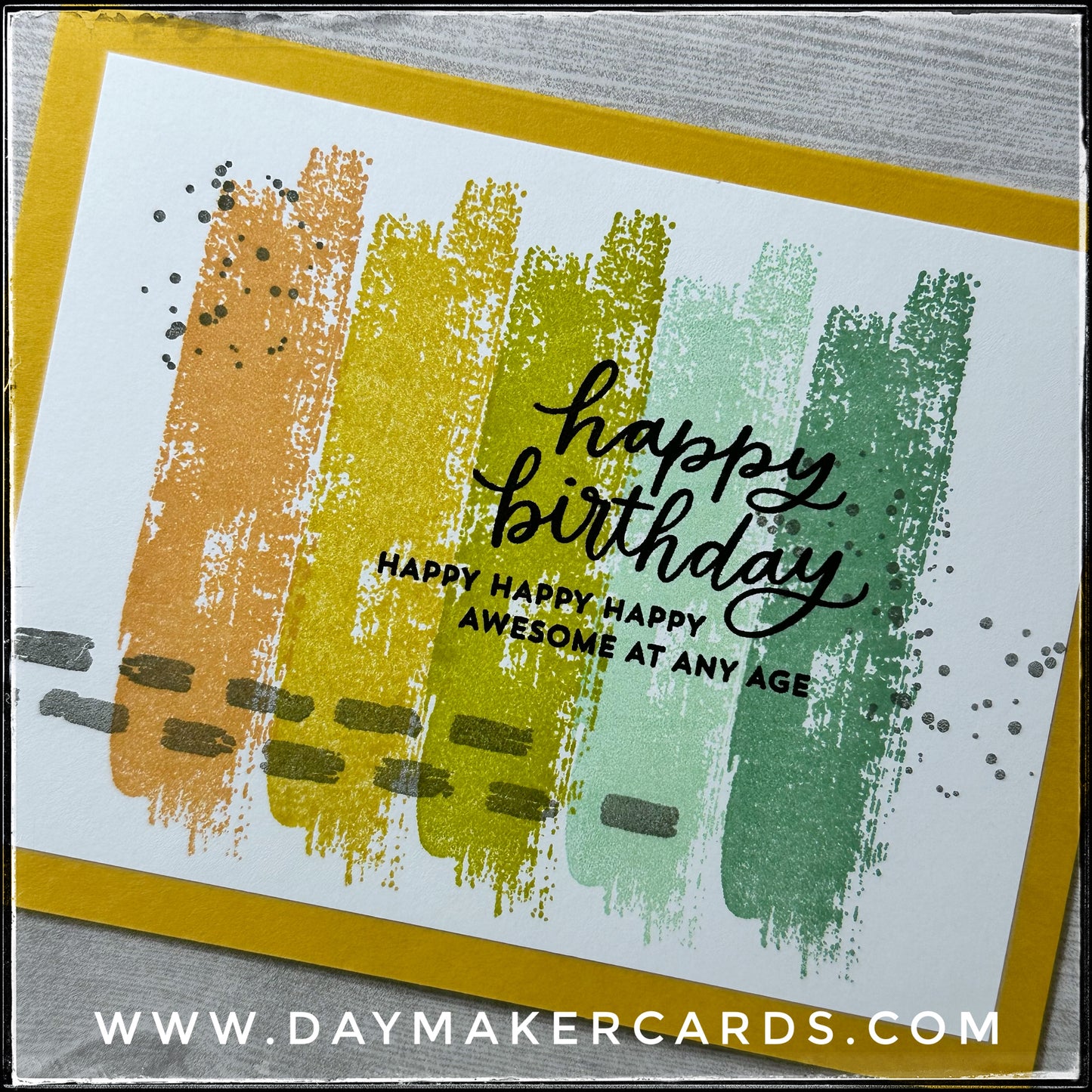 Happy Birthday [Happy Happy Happy] Handmade Card