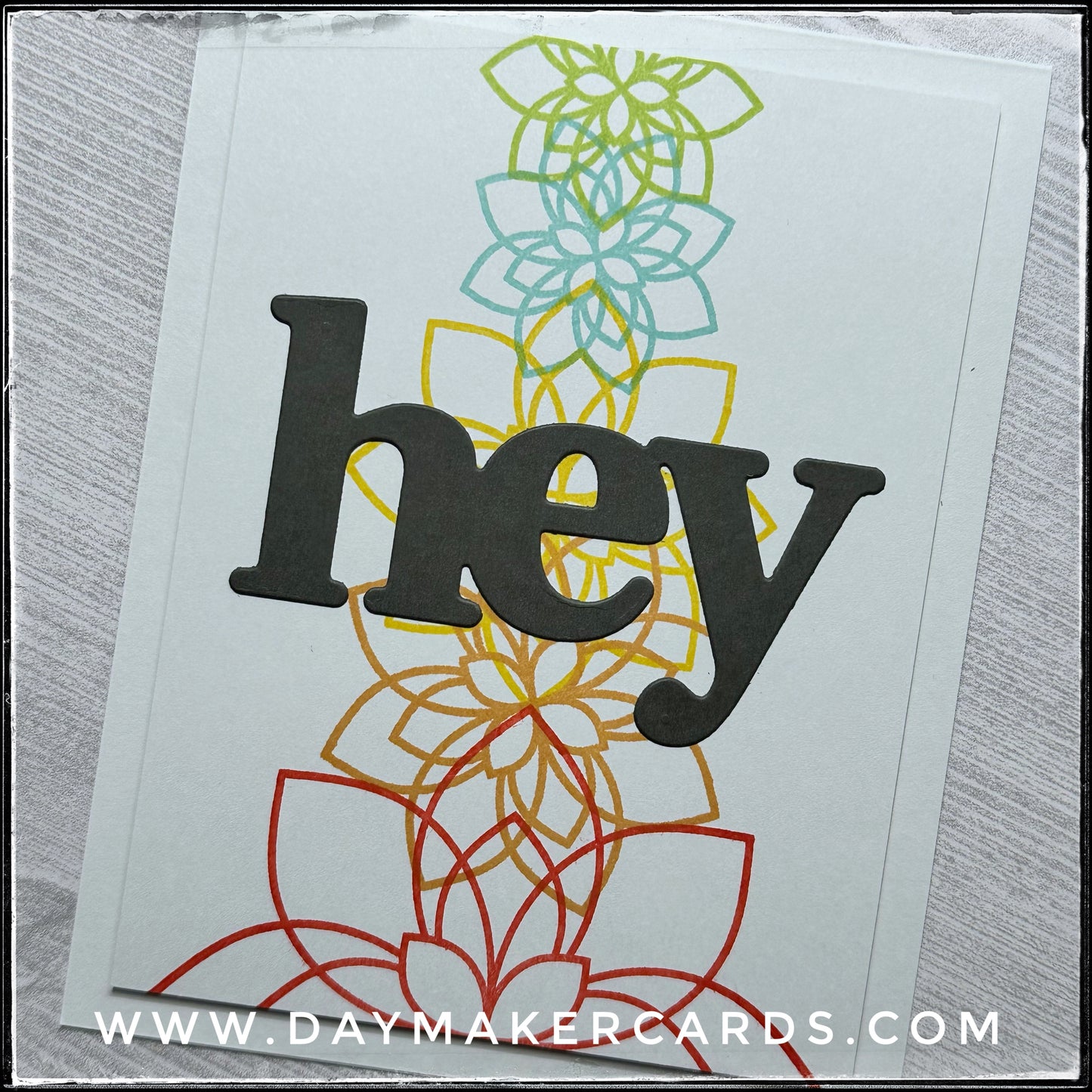 Hey [Mandala] Handmade Card