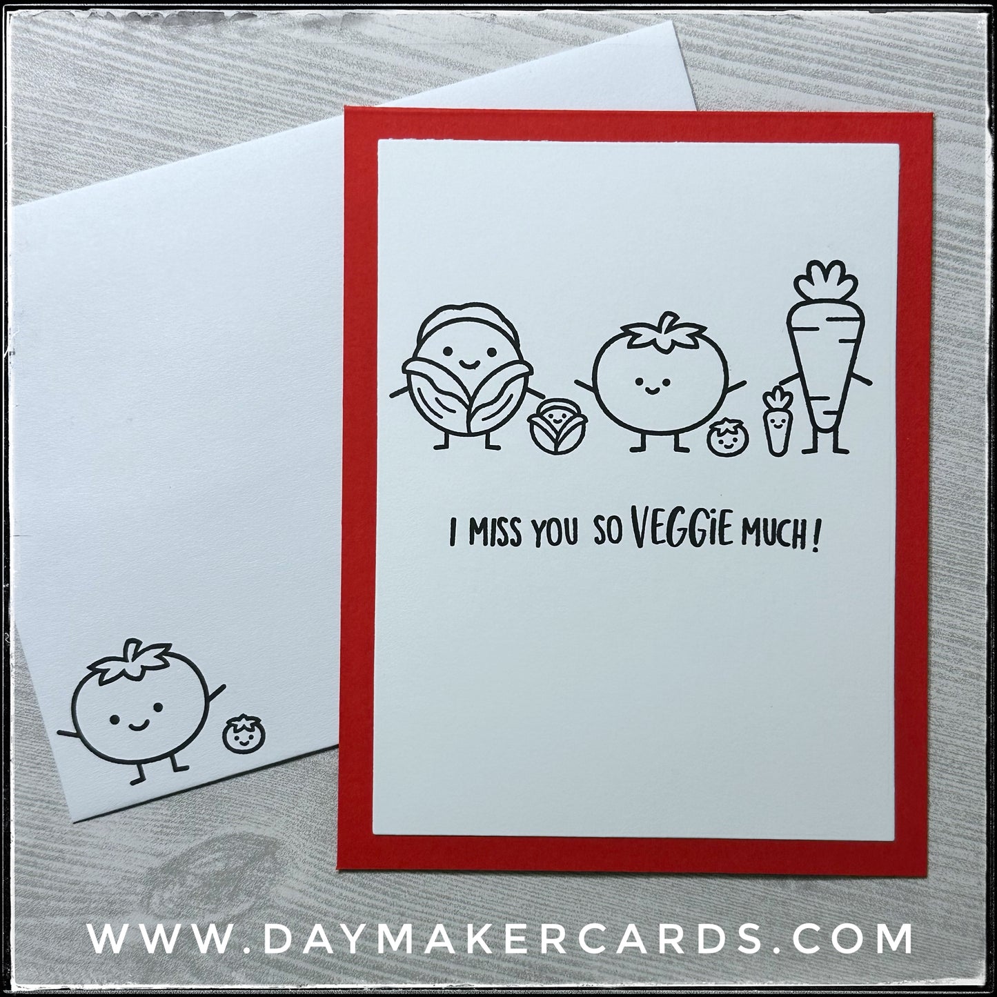 So Veggie Much Handmade Card