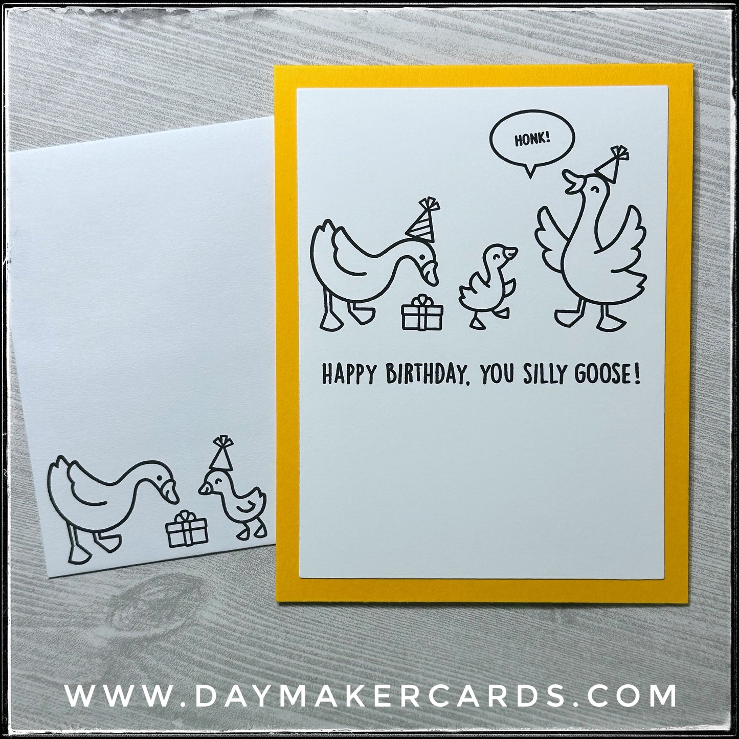 Happy Birthday, Silly Goose Handmade Card