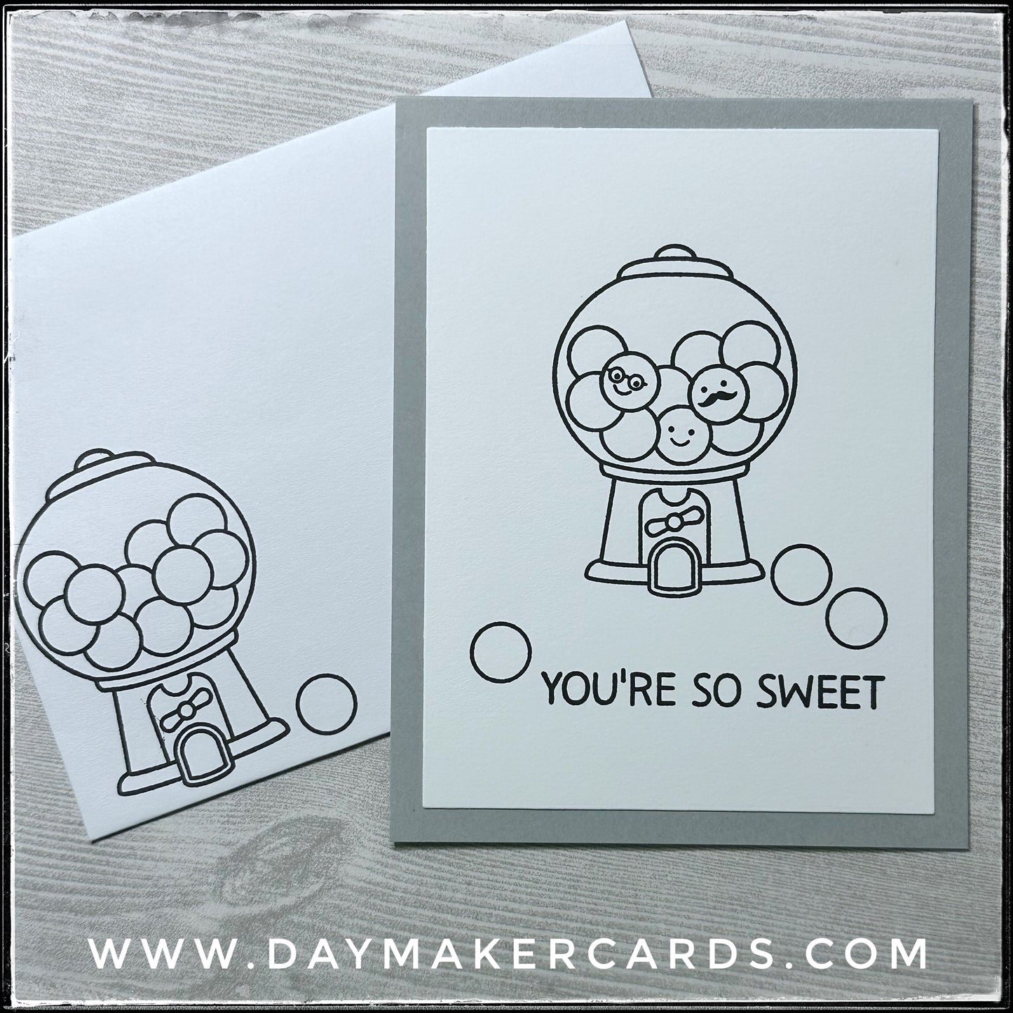 You're So Sweet Handmade Card