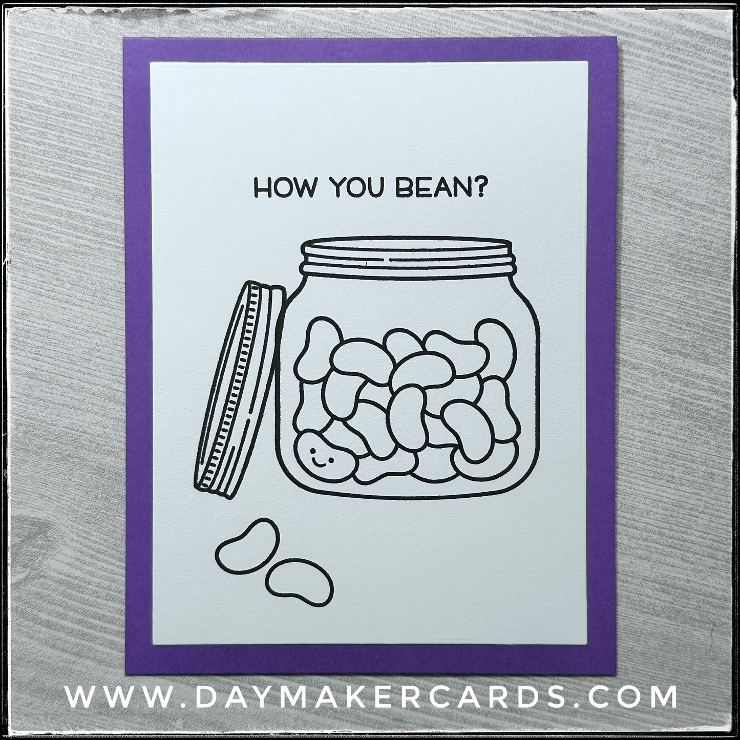 How You Bean? Handmade Card