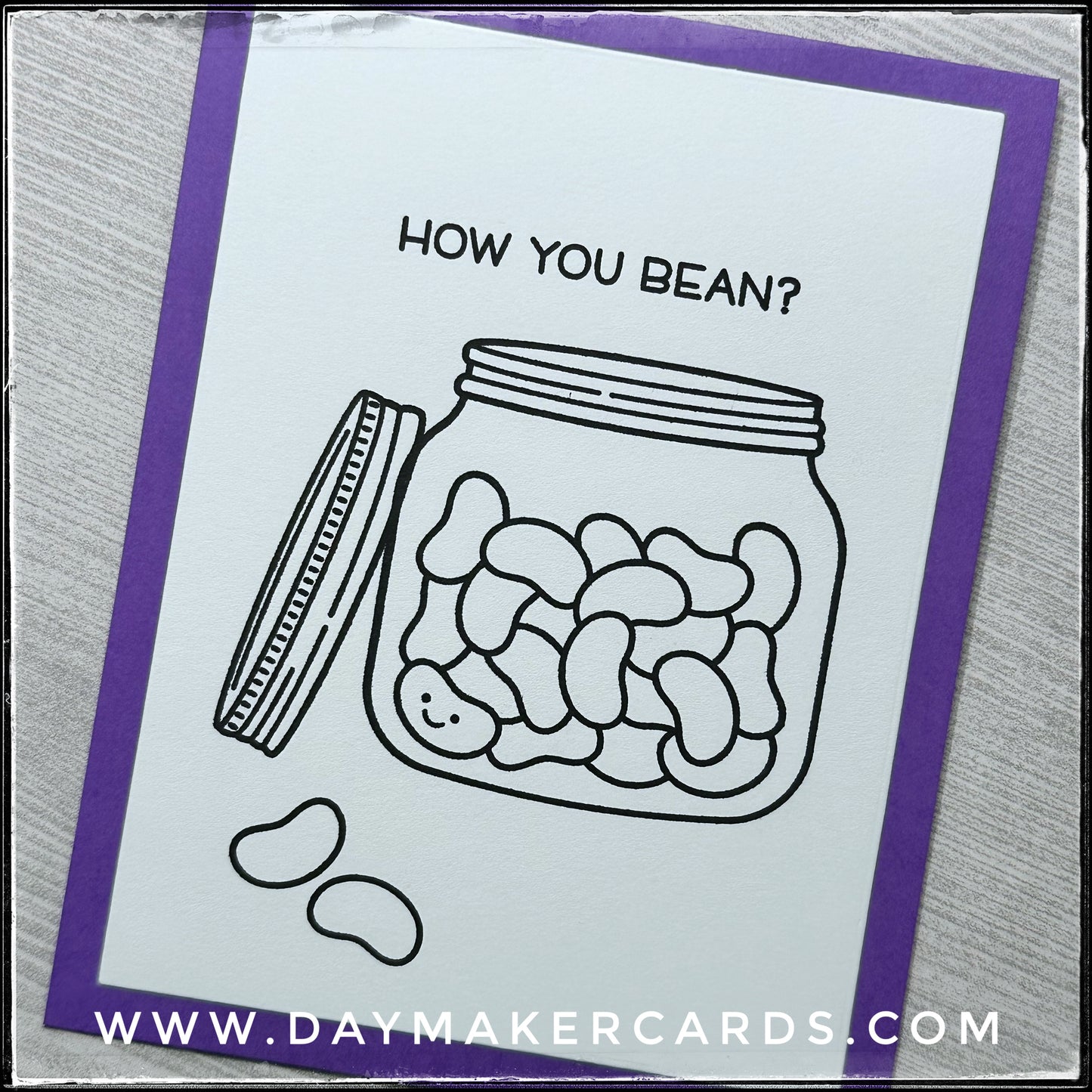 How You Bean? Handmade Card