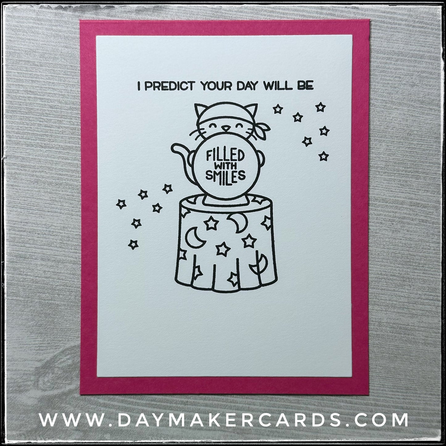 Filled With Smiles Handmade Card