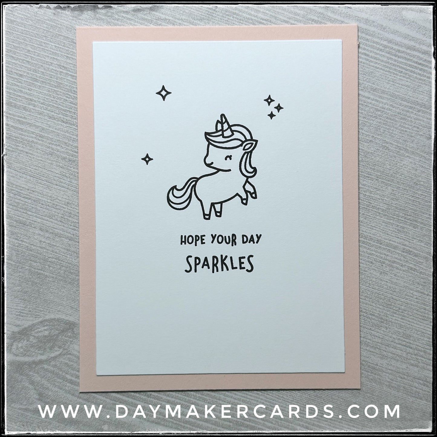 Hope Your Day Sparkles Handmade Card