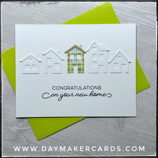 Congratulations on Your New Home Handmade Card