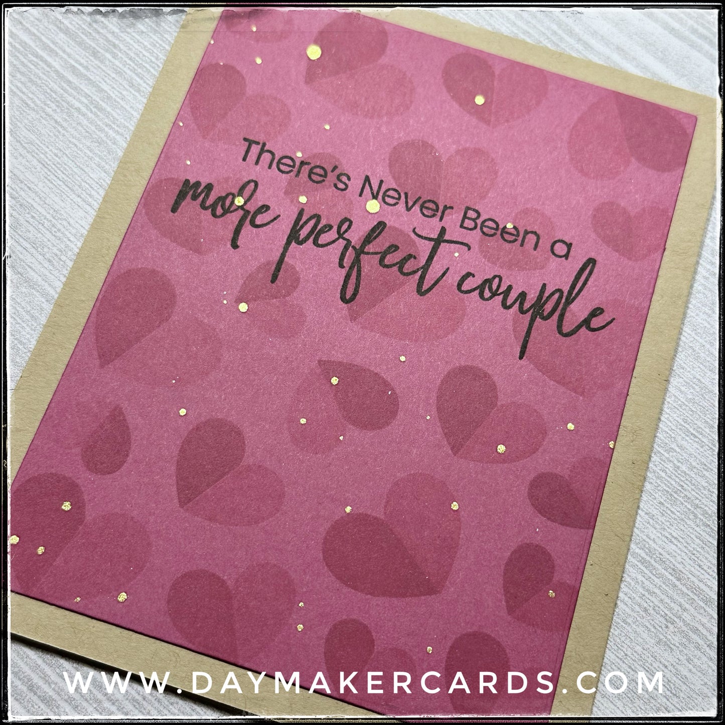 More Perfect Couple Handmade Card