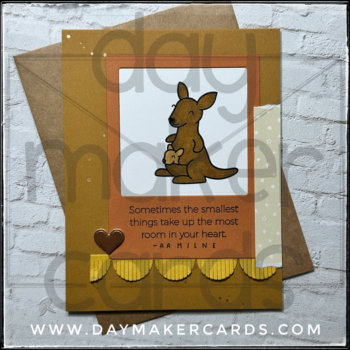 Kangaroo Baby Handmade Card