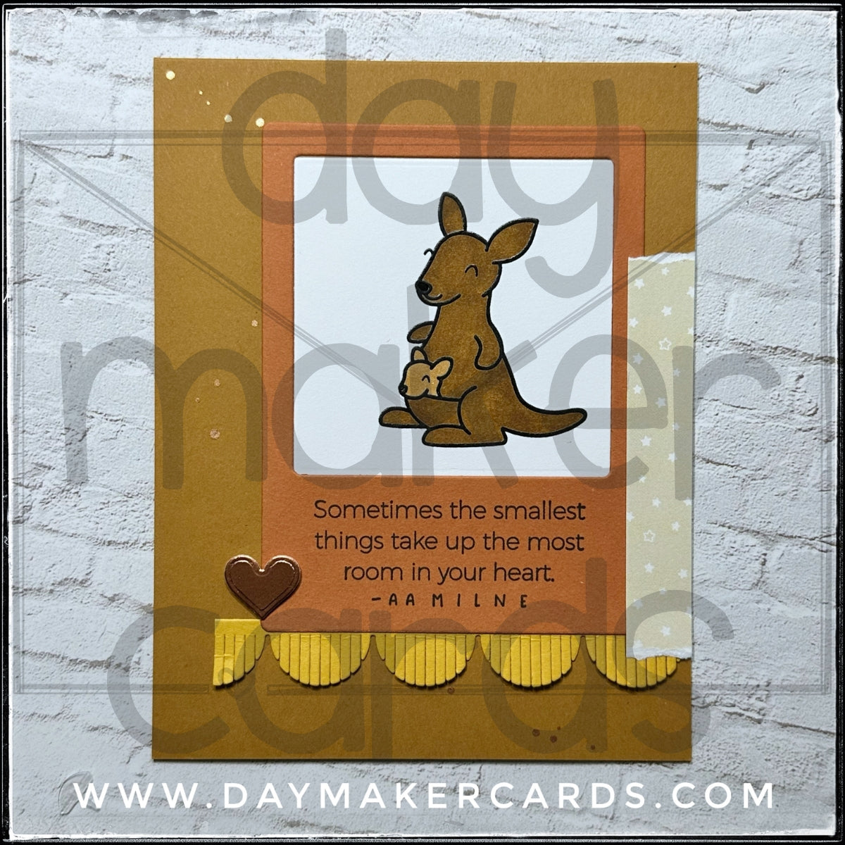 Kangaroo Baby Handmade Card