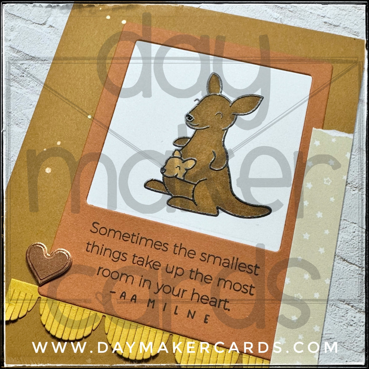 Kangaroo Baby Handmade Card