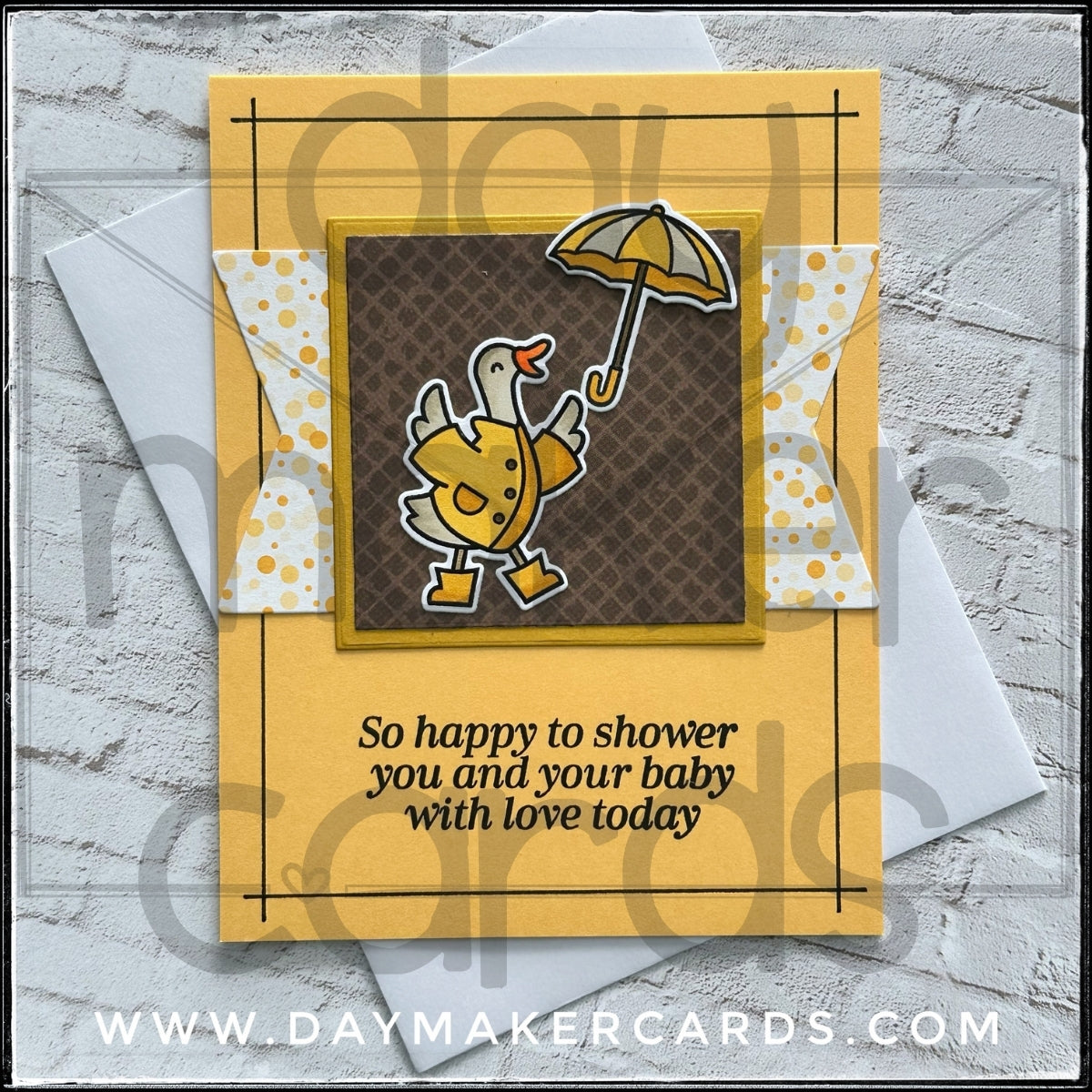 Showered With Love Handmade Card