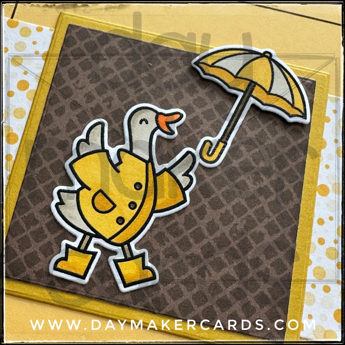 Showered With Love Handmade Card