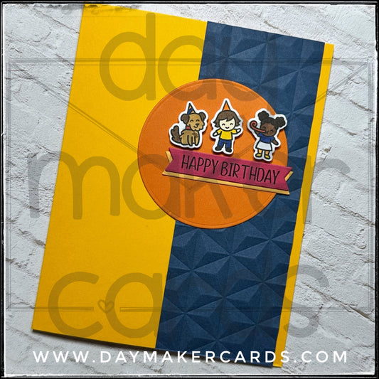 Happy Birthday Kids Handmade Card