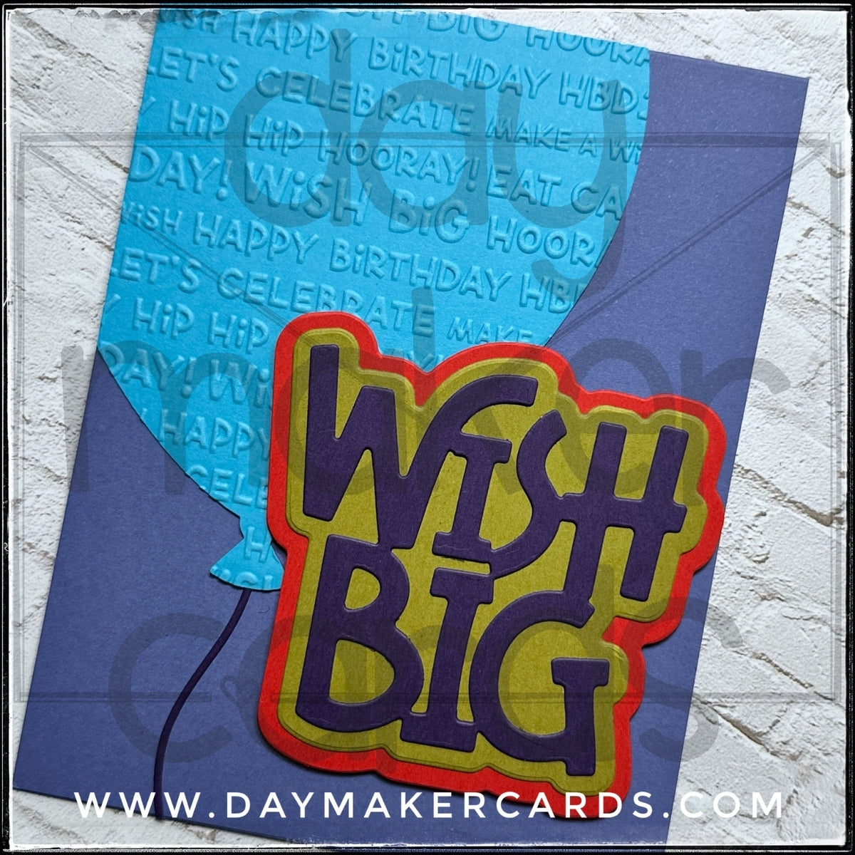 Wish Big Handmade Card