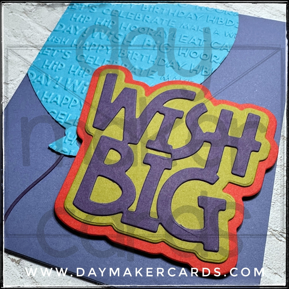 Wish Big Handmade Card