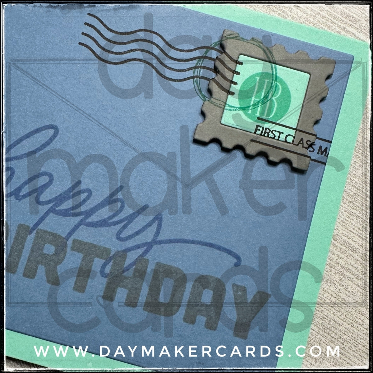 Happy Birthday Envelope-Inspired Handmade Card