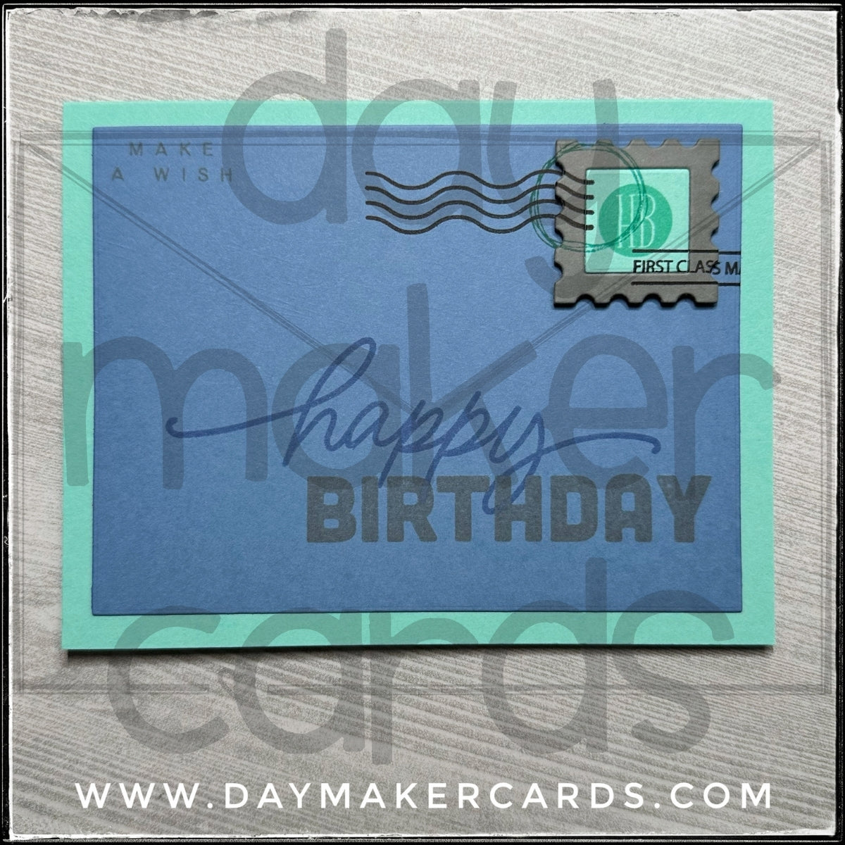 Happy Birthday Envelope-Inspired Handmade Card