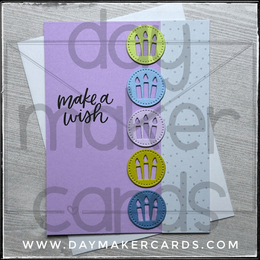 Make A Wish Handmade Card